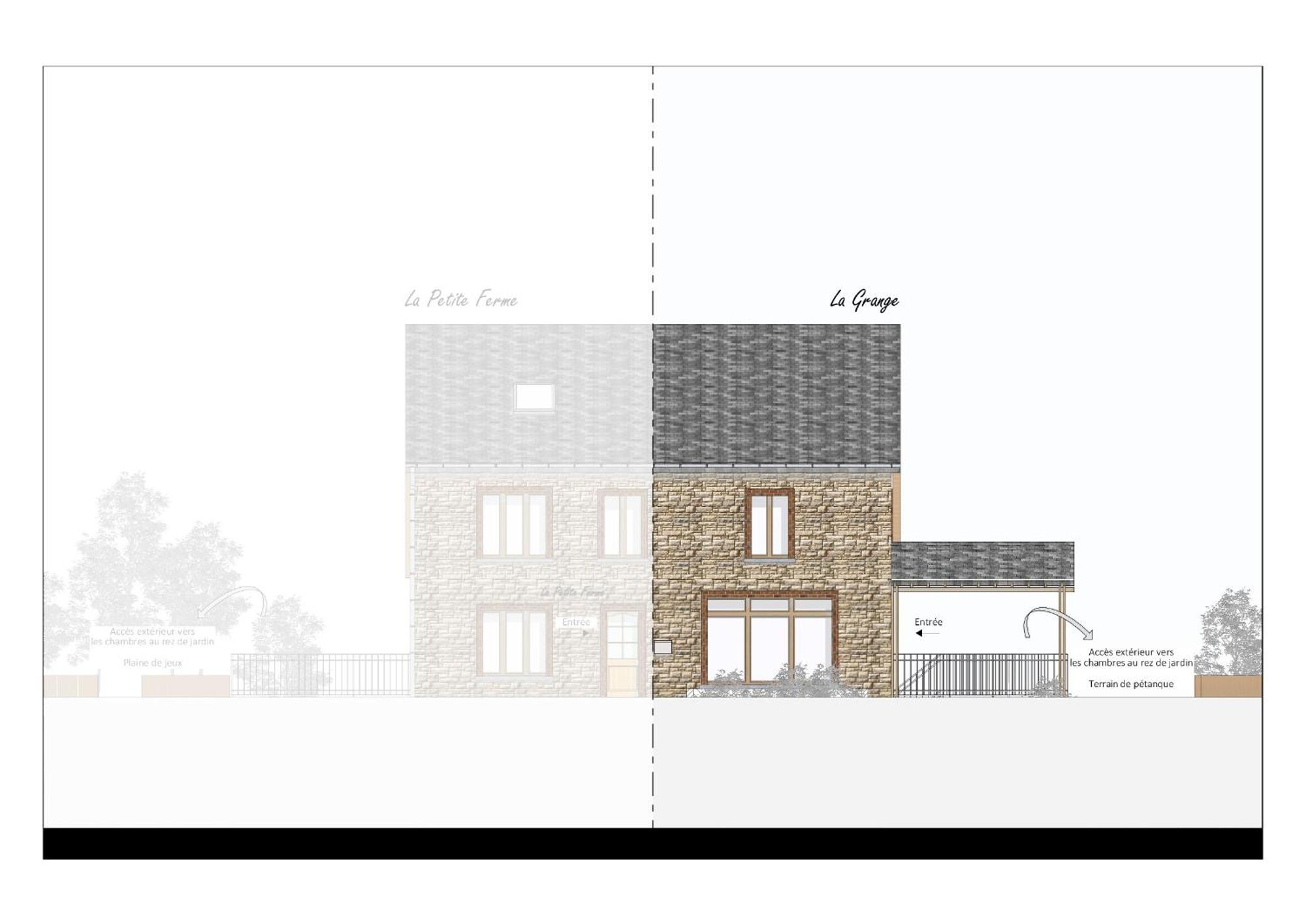 La Grange Rochehaut Exterior foto